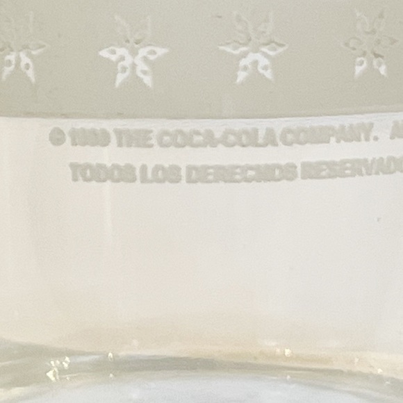 Vintage 1999 Coca Cola Santa Claus Christmas Beer Soda Glasses Pint Holiday Coke - Picture 7 of 13